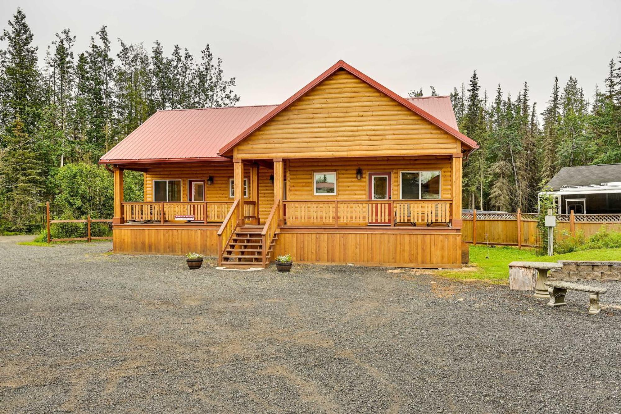 Fishermans Cabin In Soldotna Near Kenai River! Luaran gambar
